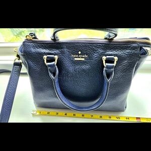 Kate Spade Navy Blue Leather Handbag